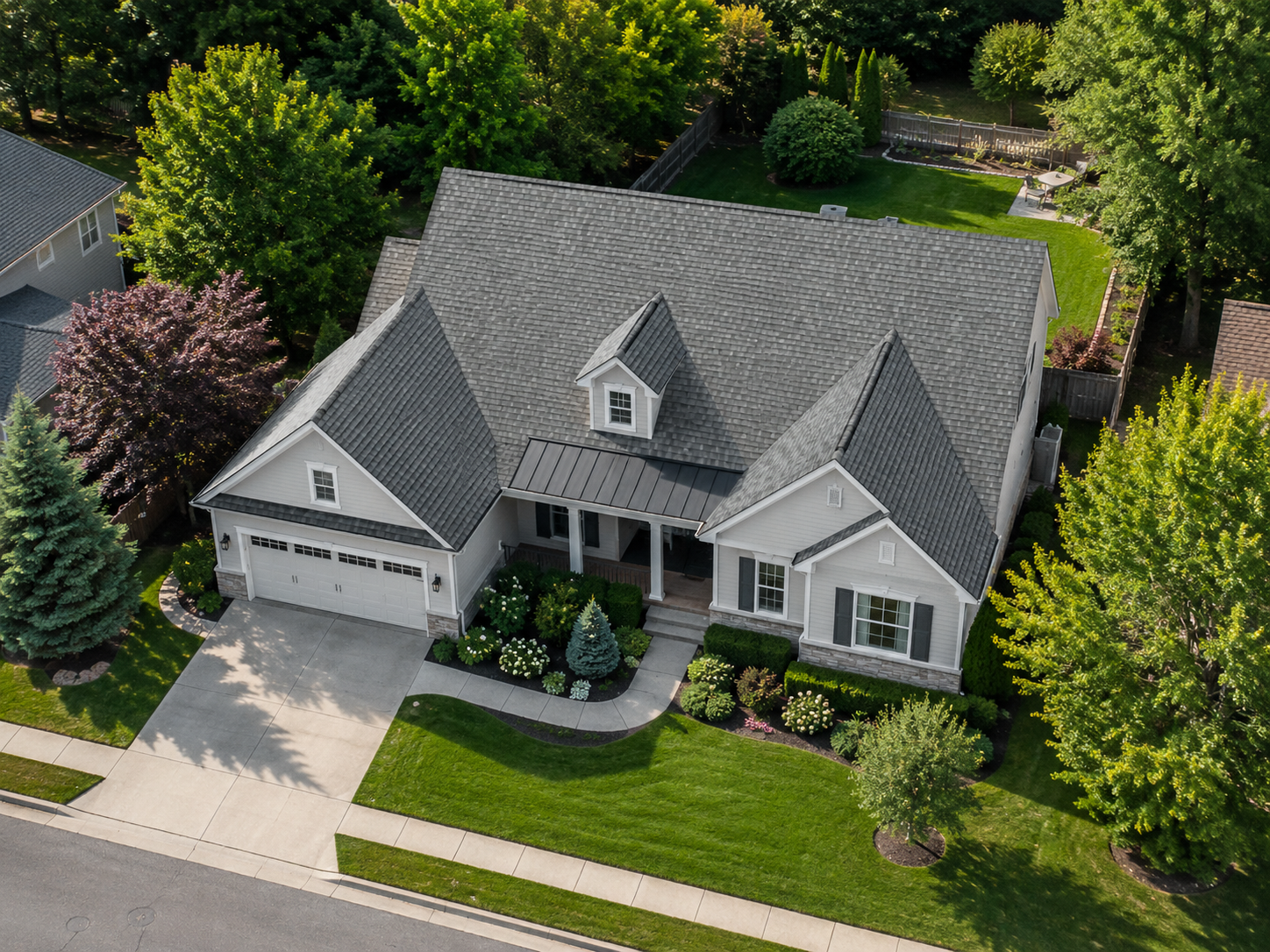 Roof repair project in Sag Harbor NY