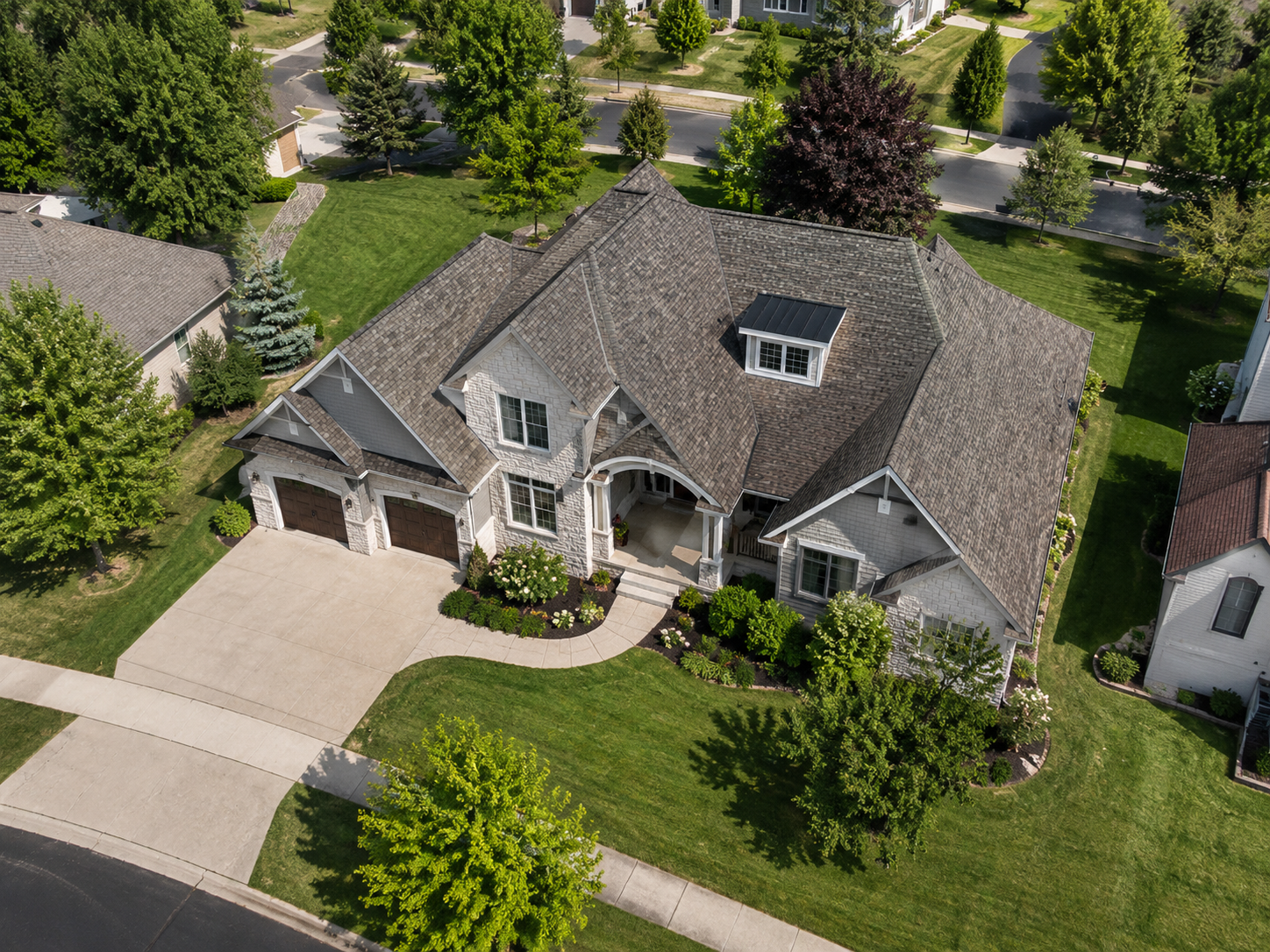 Roof repair project in Southampton NY