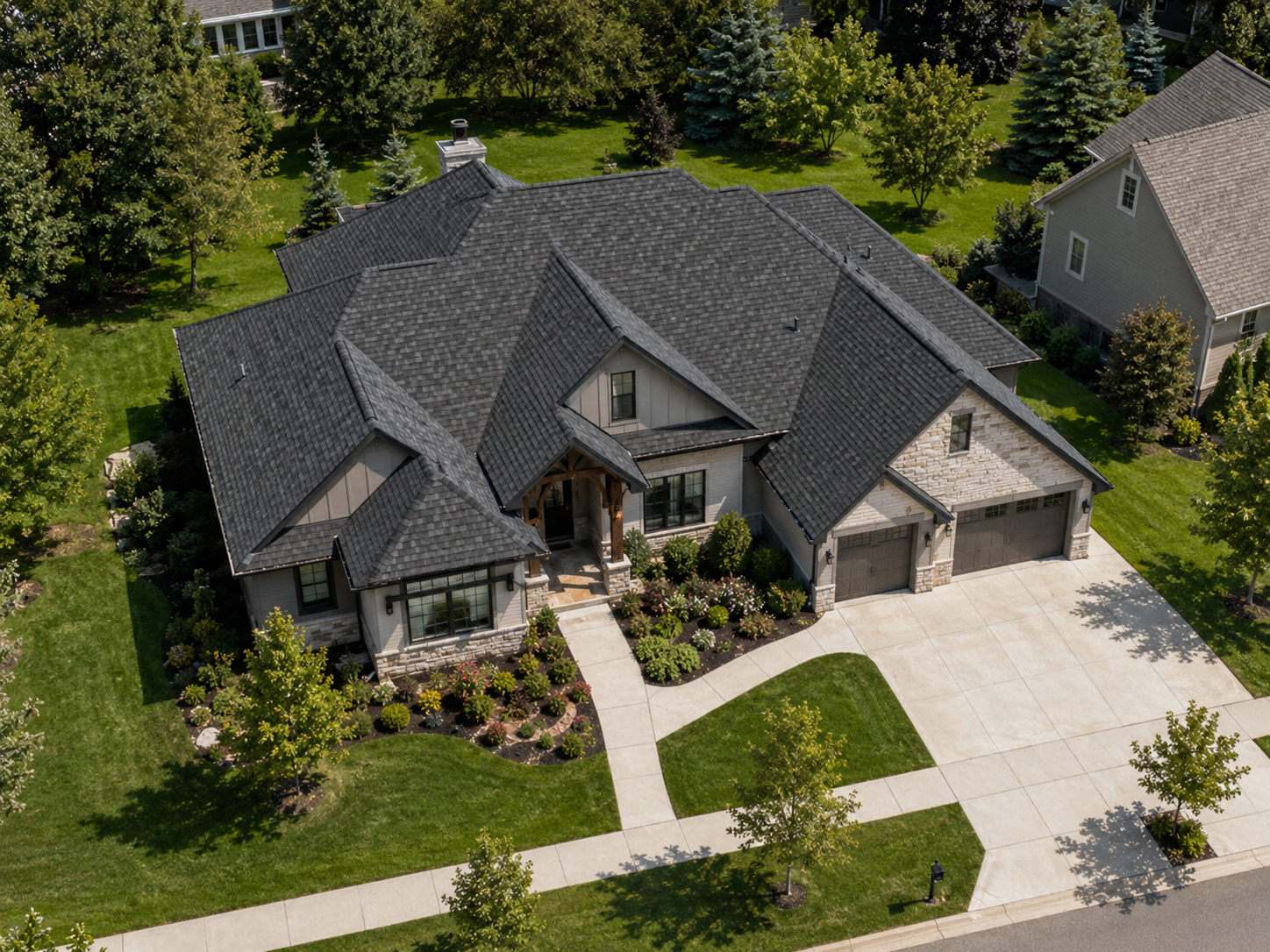 Roof repair project in East Hampton NY